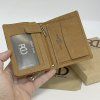 Pánská světle hnědá kožená peněženka HUNTER Leather s monogramem (ražba)  + Akce - zlatá mince Pro štěstí ZDARMA