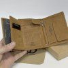 Pánská světle hnědá kožená peněženka HUNTER Leather s monogramem (ražba)  + Akce - zlatá mince Pro štěstí ZDARMA