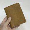 Pánská světle hnědá kožená peněženka HUNTER Leather s monogramem (ražba)  + Akce - zlatá mince Pro štěstí ZDARMA