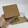 Pánská světle hnědá kožená peněženka HUNTER Leather s monogramem (ražba)  + Akce - zlatá mince Pro štěstí ZDARMA