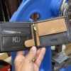 Černá hnědá COMBO kožená peněženka BEORIGINAL Leather RFID s monogramem (ražba)  + Akce - zlatá mince Pro štěstí ZDARMA