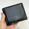 Černá hnědá COMBO kožená peněženka BEORIGINAL Leather RFID s monogramem (ražba)  + Akce - zlatá mince Pro štěstí ZDARMA