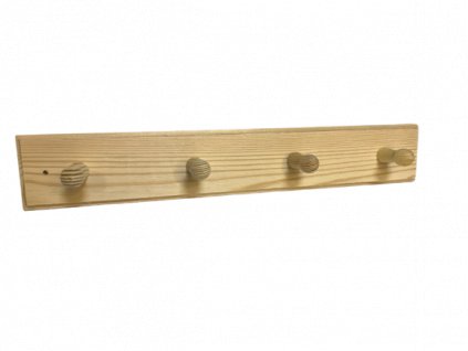 Dřevěný věšák - 4 kolíky