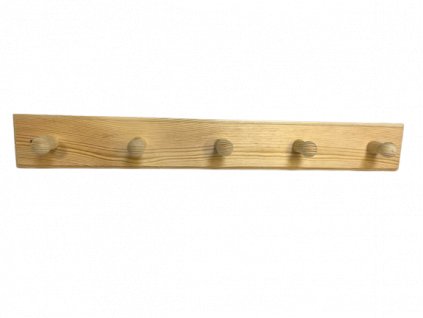 Dřevěný věšák - 5 kolíky