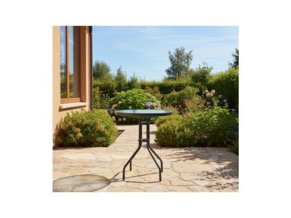 Kulatý zahradní stůl