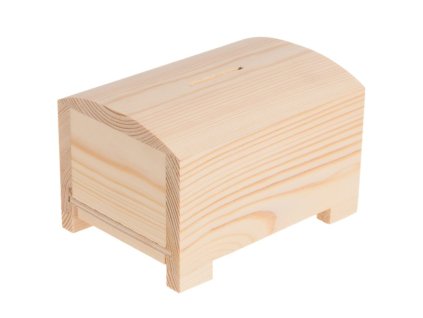 Malá dřevěná pokladnička