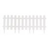 Plastový plot biely