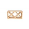 regal na wino drewniany modulowy skrzynkowy 60x30x30 cm naturalny (79)