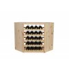 regal na wino drewniany modulowy skrzynkowy 60x30x30 cm naturalny (60)
