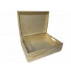 Střední úložný box s víkem 40x30 cm