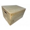 Velký úložný box s víkem 40x30 cm