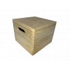 Čtvercový úložný box s víkem 30x30 cm
