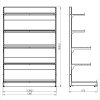 pol pl Regal wolnostojacy przyscienny 5 polek 193x128x67 cm 29538 3