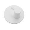 Samolepící věšák kulatý - bílý