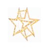 Dřevěná skládací VÁNOČNÍ HVĚZDA MODOSTAR 114 cm