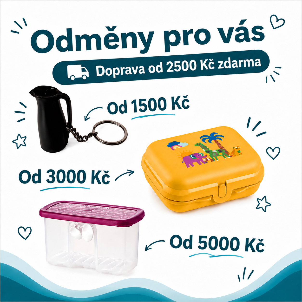 Dárky k objednávkám zdarma