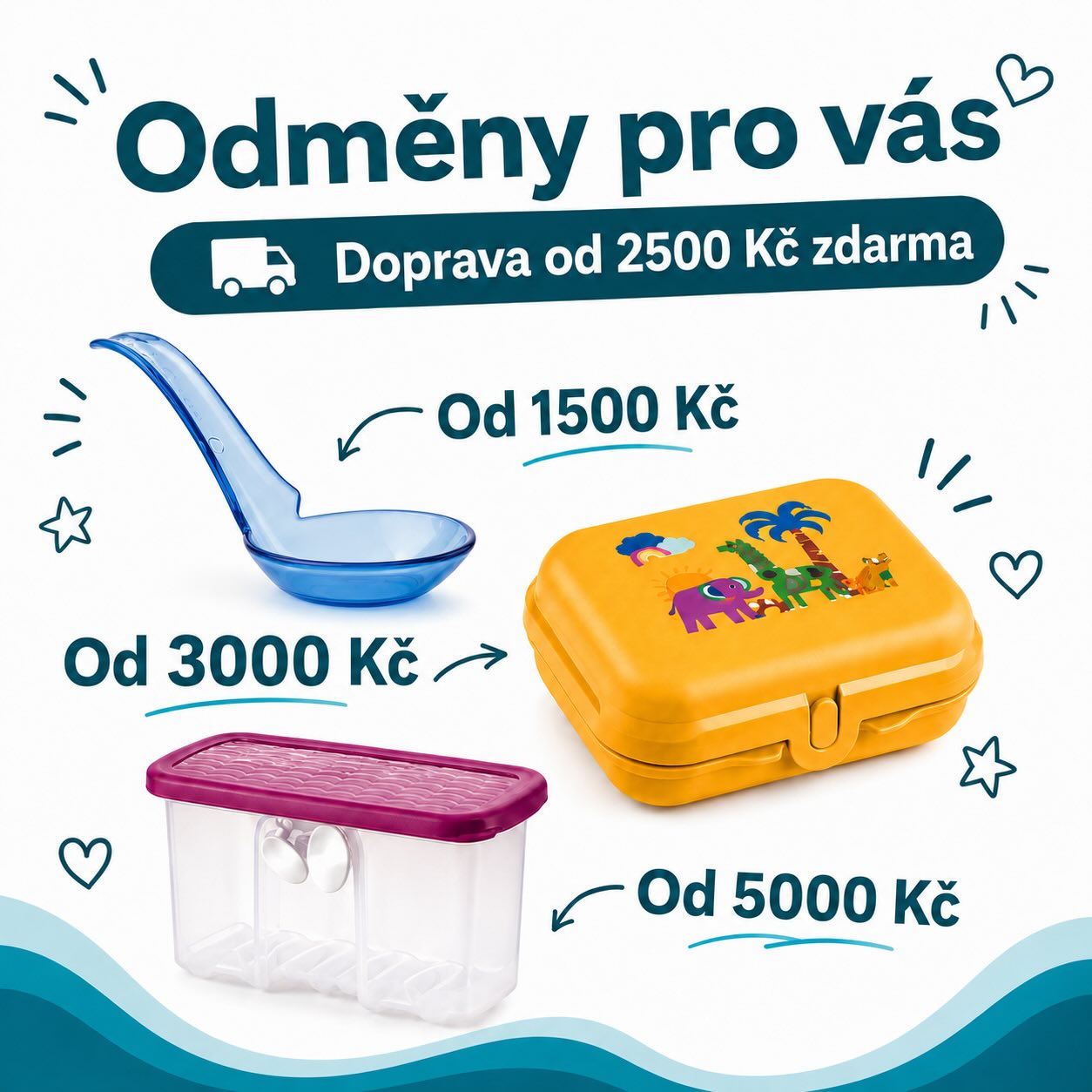Dárky k objednávkám zdarma