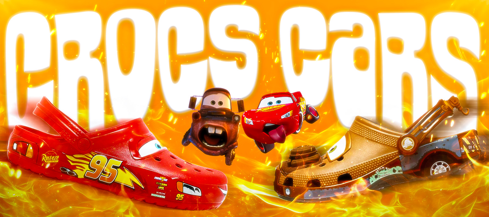Crocs McQueen a Mater