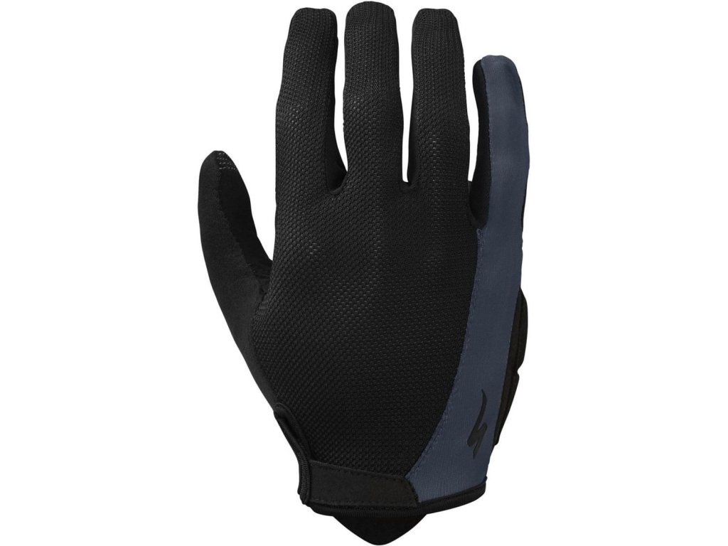 Specialized Men's Body Geometry Sport Long Finger Gloves - Black/Carbon Grey