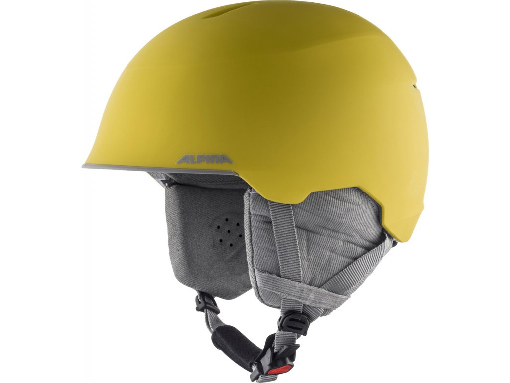Dětská lyžařská helma Alpina Maroi JR - curry/grey matt