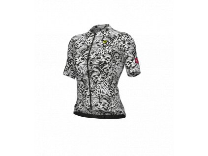 Letní cyklistický dres ALÉ dámský PAPILLON PR-E White