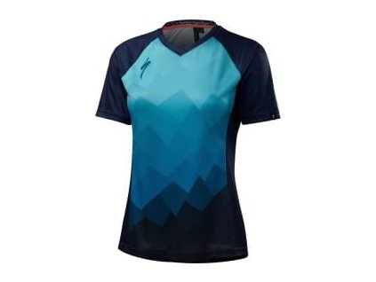 Specialized Andorra Comp Jersey SS - Turquoise collage