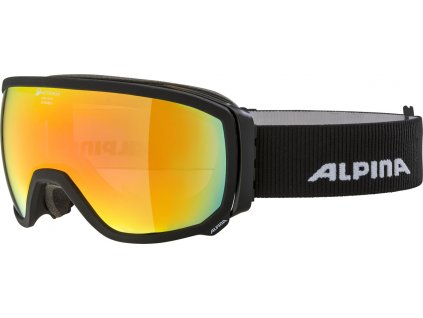 Lyžařské brýle Alpina Scarabeo QHM - black matt