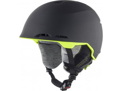 Lyžařská helma Alpina Maroi - charcoal/neon matt