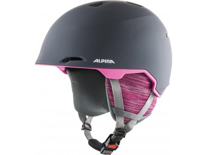Lyžařská helma Alpina Maroi - grey/pink matt