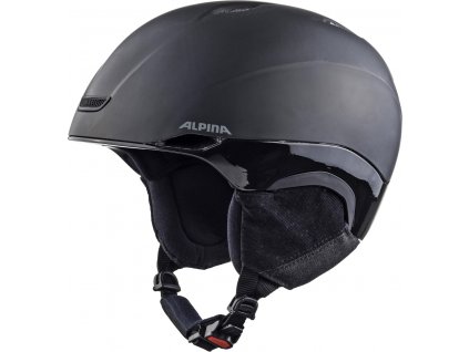 Lyžařská helma Alpina Parsena - black matt
