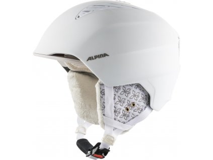 Lyžařská helma Alpina Grand - white/prosecco matt