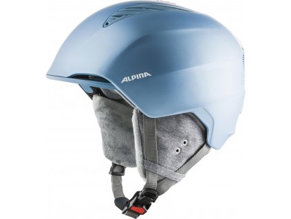Lyžařská helma Alpina Grand - skyblue/white matt