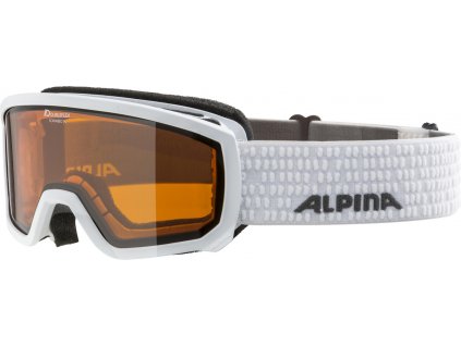 Juniorské lyžařské brýle Alpina Scarabeo JR DH - white