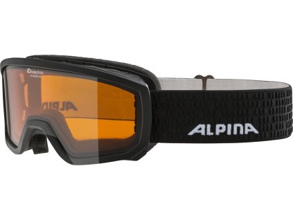 Juniorské lyžařské brýle Alpina Scarabeo JR DH - black