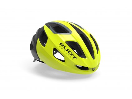Cyklistická helma STRYM - Yellow Fluo (Shiny)