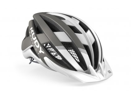Cyklistická helma VENGER CROSS - White/Grey (Matte)