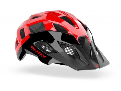 Cyklistická helma CROSSWAY - Black/Red (Shiny)