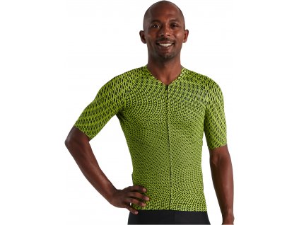 Specialized Men's SL Bicycledelics Jersey - Hyper Green/Black