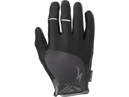 Specialized Men's Body Geometry Dual-Gel Long Finger Gloves - Black