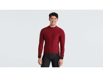 Specialized Sl Expert Long Sleeve Thermal Jersey - Maroon
