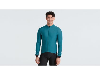 Specialized Sl Expert Long Sleeve Thermal Jersey - Tropical Teal