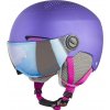 Dětská lyžařská helma Alpina Zupo Visor - violet matt