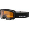 Juniorské lyžařské brýle Alpina Scarabeo JR DH - black
