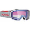 Juniorské lyžařské brýle Alpina Scarabeo JR VM - white/flamingo