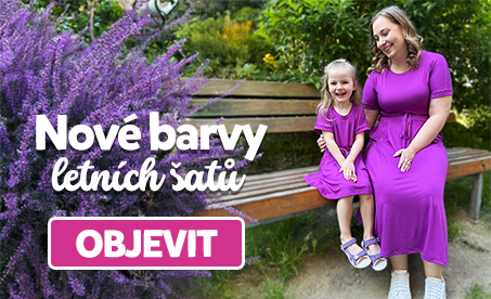 Nové barvy letních šatů pro maminky a dcery