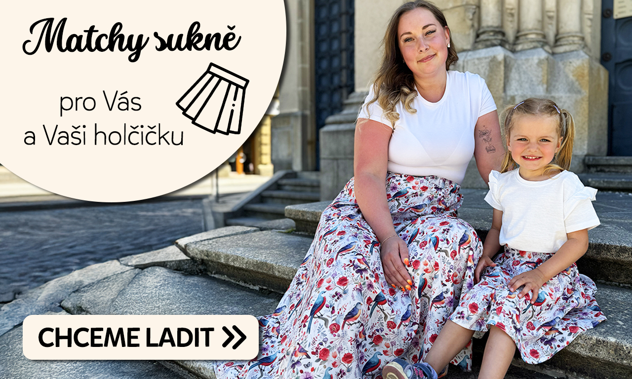 Matchy matchy dámské a dětské sukně