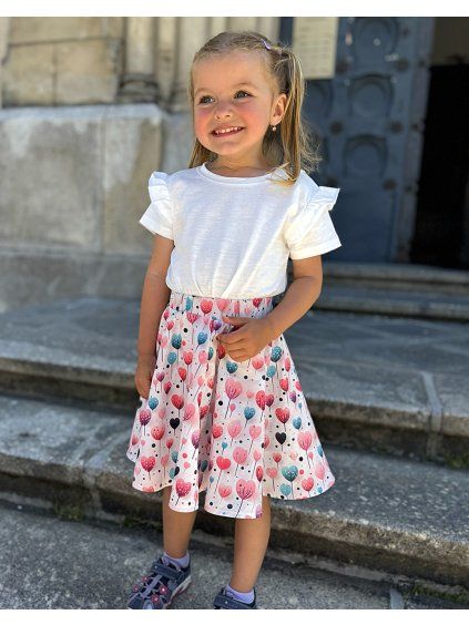 Twinsy dámská sukně srdíčka5