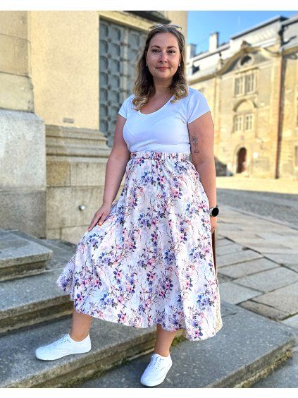 Twinsy dívčí sukně kvítky 2