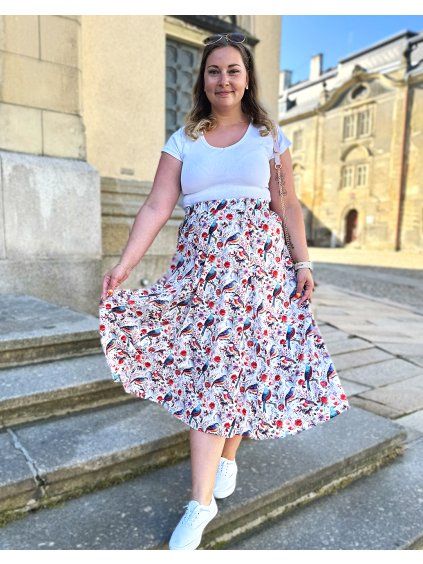 Twinsy dámská sukně ptáčci