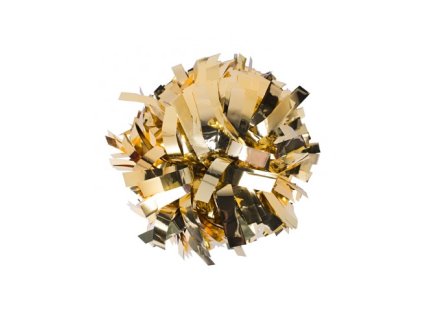 metallic poms 6 gold